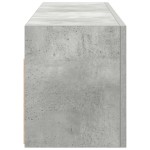 vidaXL Dulap perete baie, gri beton, 100x25x30 cm, lemn prelucrat vidaXL Dulap perete baie, gri beton, 100x25x30 cm, lemn prelucrat