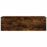 vidaXL Dulap perete baie, stejar fumuriu, 100x25x30 cm, lemn prelucrat vidaXL Dulap perete baie, stejar fumuriu, 100x25x30 cm, lemn prelucrat