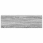 vidaXL Dulap perete baie, gri sonoma, 100x25x30 cm, lemn prelucrat vidaXL Dulap perete baie, gri sonoma, 100x25x30 cm, lemn prelucrat