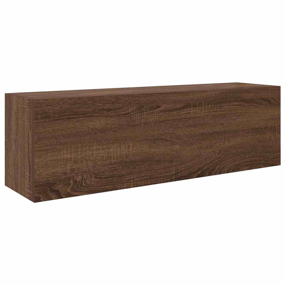 vidaXL Dulap perete de baie, stejar maro, 100x25x30 cm, lemn prelucrat