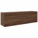 vidaXL Dulap perete de baie, stejar maro, 100x25x30 cm, lemn prelucrat