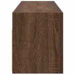 vidaXL Dulap perete de baie, stejar maro, 100x25x30 cm, lemn prelucrat