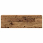 vidaXL Dulap perete de baie, lemn vechi, 100x25x30 cm, lemn prelucrat