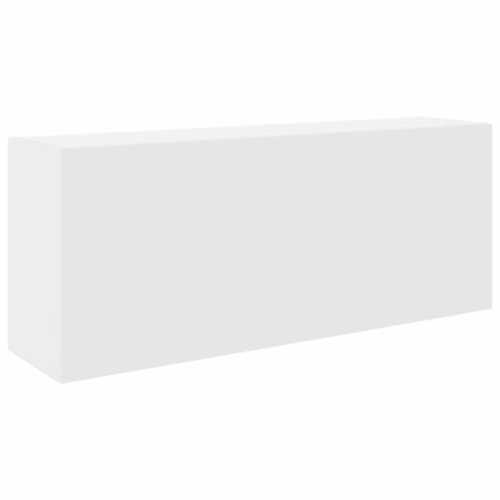 vidaXL Dulap de perete de baie, alb, 100x25x40 cm, lemn prelucrat