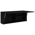 vidaXL Dulap de perete de baie, negru, 100x25x40 cm, lemn prelucrat vidaXL Dulap de perete de baie, negru, 100x25x40 cm, lemn prelucrat