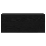 vidaXL Dulap de perete de baie, negru, 100x25x40 cm, lemn prelucrat vidaXL Dulap de perete de baie, negru, 100x25x40 cm, lemn prelucrat