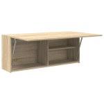vidaXL Dulap perete baie, stejar sonoma, 100x25x40 cm, lemn prelucrat