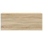 vidaXL Dulap perete baie, stejar sonoma, 100x25x40 cm, lemn prelucrat