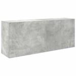 vidaXL Dulap perete baie, gri beton, 100x25x40 cm, lemn prelucrat vidaXL Dulap perete baie, gri beton, 100x25x40 cm, lemn prelucrat