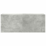 vidaXL Dulap perete baie, gri beton, 100x25x40 cm, lemn prelucrat vidaXL Dulap perete baie, gri beton, 100x25x40 cm, lemn prelucrat