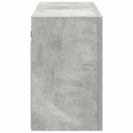 vidaXL Dulap perete baie, gri beton, 100x25x40 cm, lemn prelucrat vidaXL Dulap perete baie, gri beton, 100x25x40 cm, lemn prelucrat