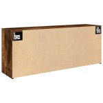 vidaXL Dulap perete baie, stejar fumuriu, 100x25x40 cm, lemn prelucrat vidaXL Dulap perete baie, stejar fumuriu, 100x25x40 cm, lemn prelucrat