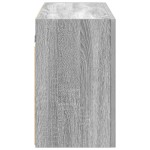vidaXL Dulap perete baie, gri sonoma, 100x25x40 cm, lemn prelucrat vidaXL Dulap perete baie, gri sonoma, 100x25x40 cm, lemn prelucrat