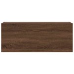 vidaXL Dulap perete de baie, stejar maro, 100x25x40 cm, lemn prelucrat