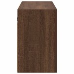 vidaXL Dulap perete de baie, stejar maro, 100x25x40 cm, lemn prelucrat