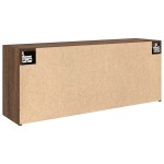 vidaXL Dulap perete de baie, stejar maro, 100x25x40 cm, lemn prelucrat