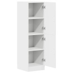 vidaXL Dulap de bucătărie, alb, 38x41,5x131,5 cm, lemn prelucrat