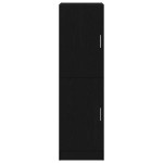 vidaXL Dulap de bucătărie, negru, 38x41,5x131,5 cm, lemn prelucrat