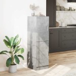 vidaXL Dulap de bucătărie, gri beton 38x41,5x131,5 cm lemn prelucrat