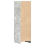 vidaXL Dulap de bucătărie, gri beton 38x41,5x131,5 cm lemn prelucrat