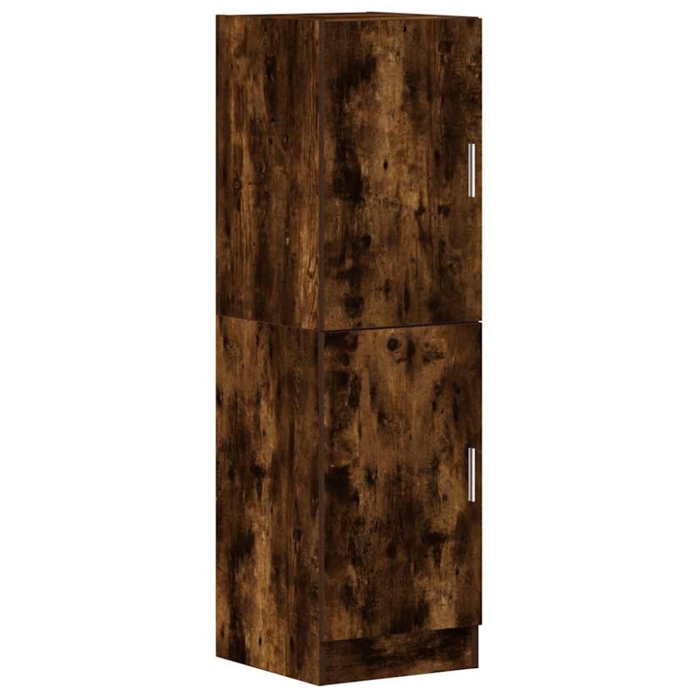 vidaXL Dulap de bucătărie, stejar fumuriu, 38x41,5x131,5 cm, lemn