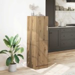 vidaXL Dulap de bucătărie stejar artizanal 38x41,5x131,5 cm lemn