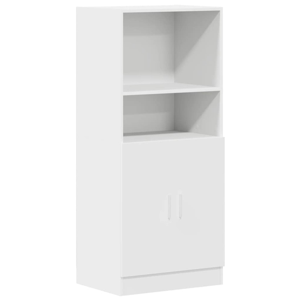 vidaXL Dulap de bucătărie, alb, 57x41,5x131,5 cm, lemn prelucrat