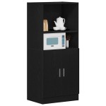 vidaXL Dulap de bucătărie, negru, 57x41,5x131,5 cm, lemn prelucrat
