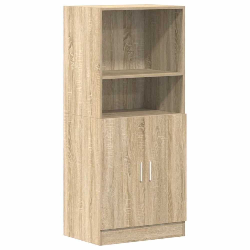 vidaXL Dulap bucătărie stejar Sonoma, 57x41,5x131,5 cm, lemn prelucrat