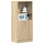 vidaXL Dulap bucătărie stejar Sonoma, 57x41,5x131,5 cm, lemn prelucrat vidaXL Dulap bucătărie stejar Sonoma, 57x41,5x131,5 cm, lemn prelucrat