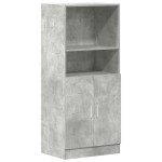 vidaXL Dulap de bucătărie, gri beton 57x41,5x131,5 cm lemn prelucrat