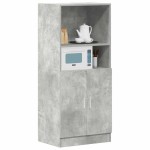 vidaXL Dulap de bucătărie, gri beton 57x41,5x131,5 cm lemn prelucrat