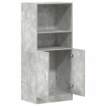 vidaXL Dulap de bucătărie, gri beton 57x41,5x131,5 cm lemn prelucrat