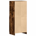 vidaXL Dulap de bucătărie, stejar fumuriu, 57x41,5x131,5 cm, lemn