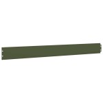 vidaXL Borduri de gazon 10 buc Verde olive Oțel laminat la rece vidaXL Borduri de gazon 10 buc Verde olive Oțel laminat la rece