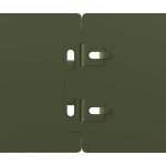 vidaXL Borduri de gazon 10 buc Verde olive Oțel laminat la rece vidaXL Borduri de gazon 10 buc Verde olive Oțel laminat la rece