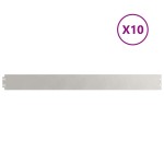 vidaXL Borduri de gazon 10 buc 10x103 cm Oțel inoxidabil vidaXL Borduri de gazon 10 buc 10x103 cm Oțel inoxidabil