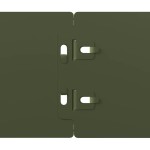 vidaXL Borduri de gazon 50 buc Verde olive Oțel laminat la rece vidaXL Borduri de gazon 50 buc Verde olive Oțel laminat la rece