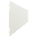 vidaXL Borduri de gazon 50 buc Alb 15x103 cm Oțel laminat la rece