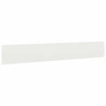 vidaXL Borduri de gazon 50 buc Alb 15x103 cm Oțel laminat la rece