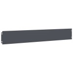 vidaXL Borduri de gazon 50 buc Antracit 15x103 cm Oțel laminat la rece