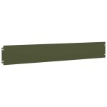 vidaXL Borduri de gazon 50 buc Verde olive Oțel laminat la rece