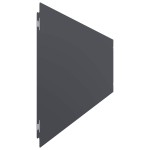 vidaXL Borduri de gazon 10 buc Antracit 20x103 cm Oțel laminat la rece vidaXL Borduri de gazon 10 buc Antracit 20x103 cm Oțel laminat la rece