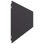 vidaXL Borduri de gazon 30 buc Negru 20x103 cm Oțel laminat la rece
