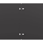 vidaXL Borduri de gazon 30 buc Negru 20x103 cm Oțel laminat la rece