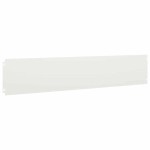 vidaXL Borduri de gazon 30 buc Alb 20x103 cm Oțel laminat la rece