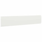 vidaXL Borduri de gazon 30 buc Alb 20x103 cm Oțel laminat la rece