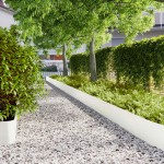 vidaXL Borduri de gazon 10 buc Alb 25x103 cm Oțel laminat la rece vidaXL Borduri de gazon 10 buc Alb 25x103 cm Oțel laminat la rece