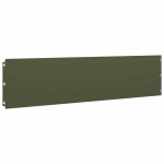 vidaXL Borduri de gazon 10 buc Verde olive Oțel laminat la rece vidaXL Borduri de gazon 10 buc Verde olive Oțel laminat la rece