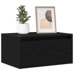 vidaXL Noptiere montate pe perete cu lumini LED 2 buc Stejar negru vidaXL Noptiere montate pe perete cu lumini LED 2 buc Stejar negru